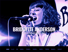 Tablet Screenshot of bridgetteanderson.com